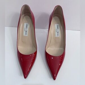 Jimmy Choo Cherry Red Heels 39